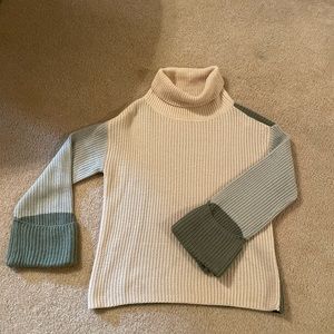 Green Block Sweater